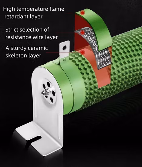 可変巻線の無誘導電力抵抗器
